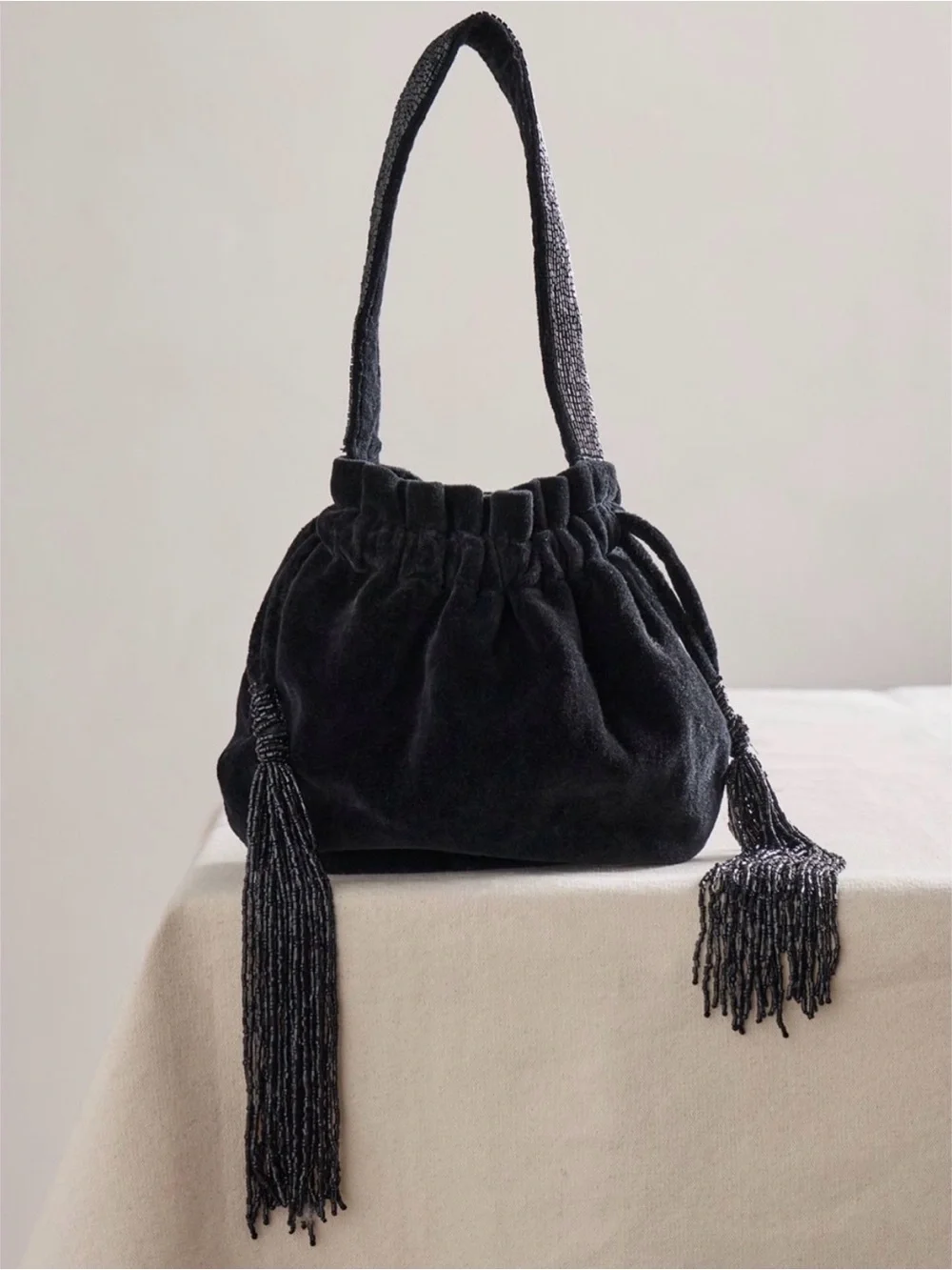 NWT free people Valentina Velvet Pouch